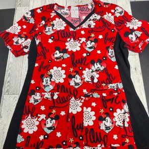 Scrub Top for women Mini Mouse Small Never Worn Disney Size Small